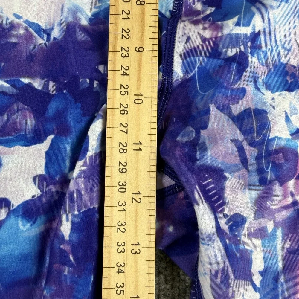 Wear It To‎ Heart Outfit Womens 2XL Blue Tie Dye Peloton Bra Leggings Yoga Set